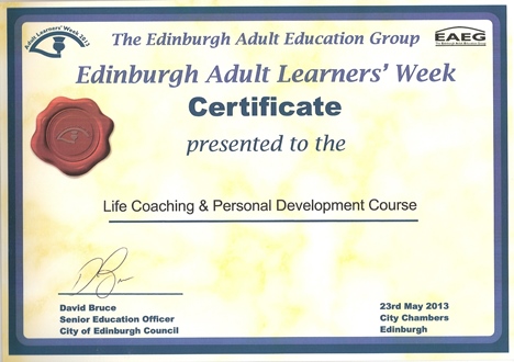 Course Award Certificate